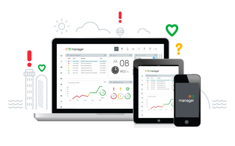 screenshot of BlueZone manager